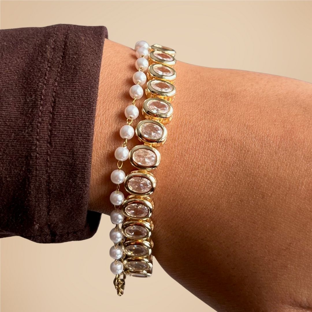 Mother-of-Pearl Elegance – Bracelet