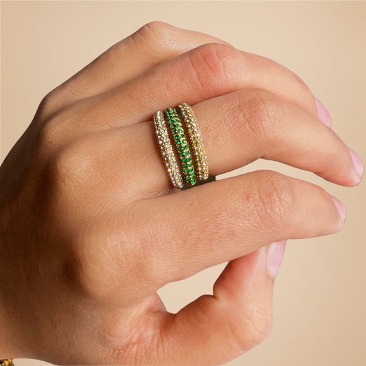 Cristaux Sablés - Bague