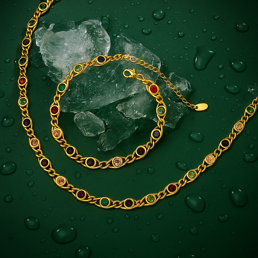 Solara - Bracelet avec zircon multicolor