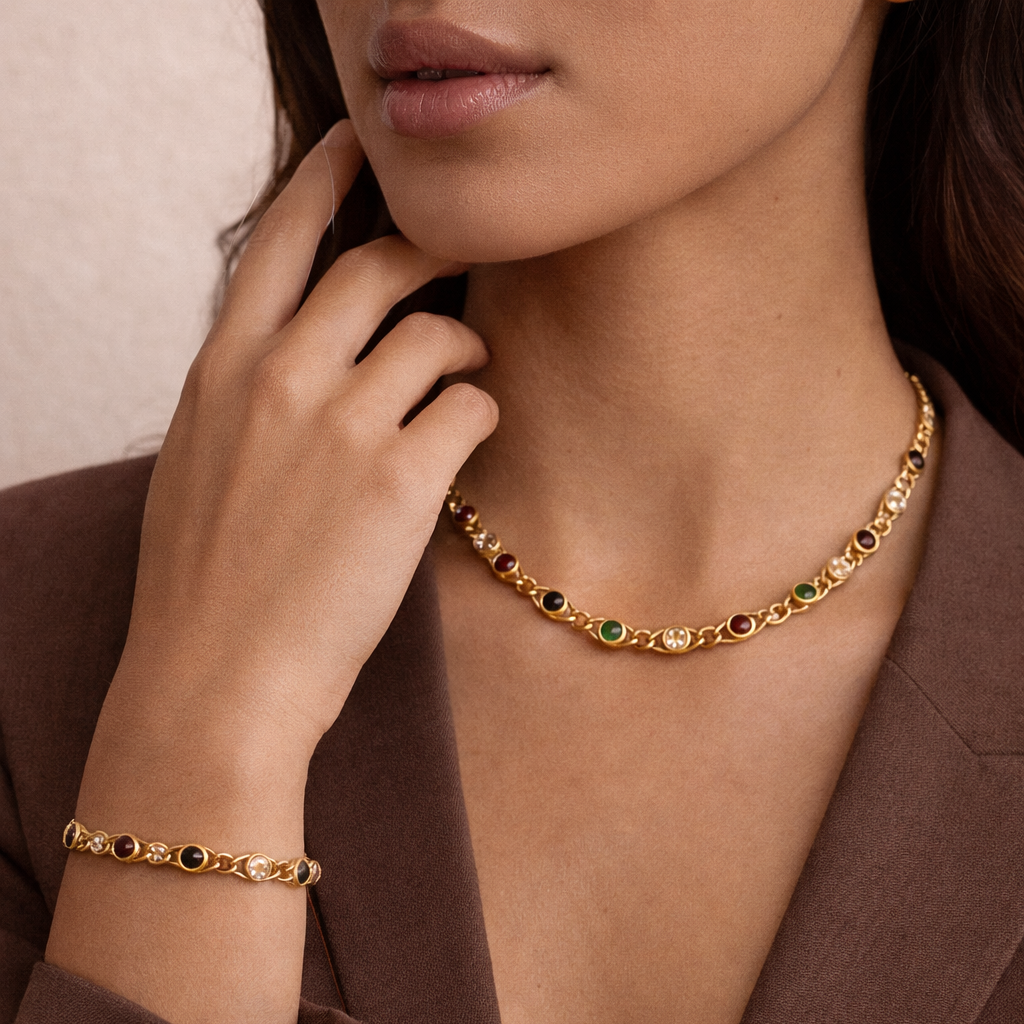 Solara - Ensemble collier et bracelet