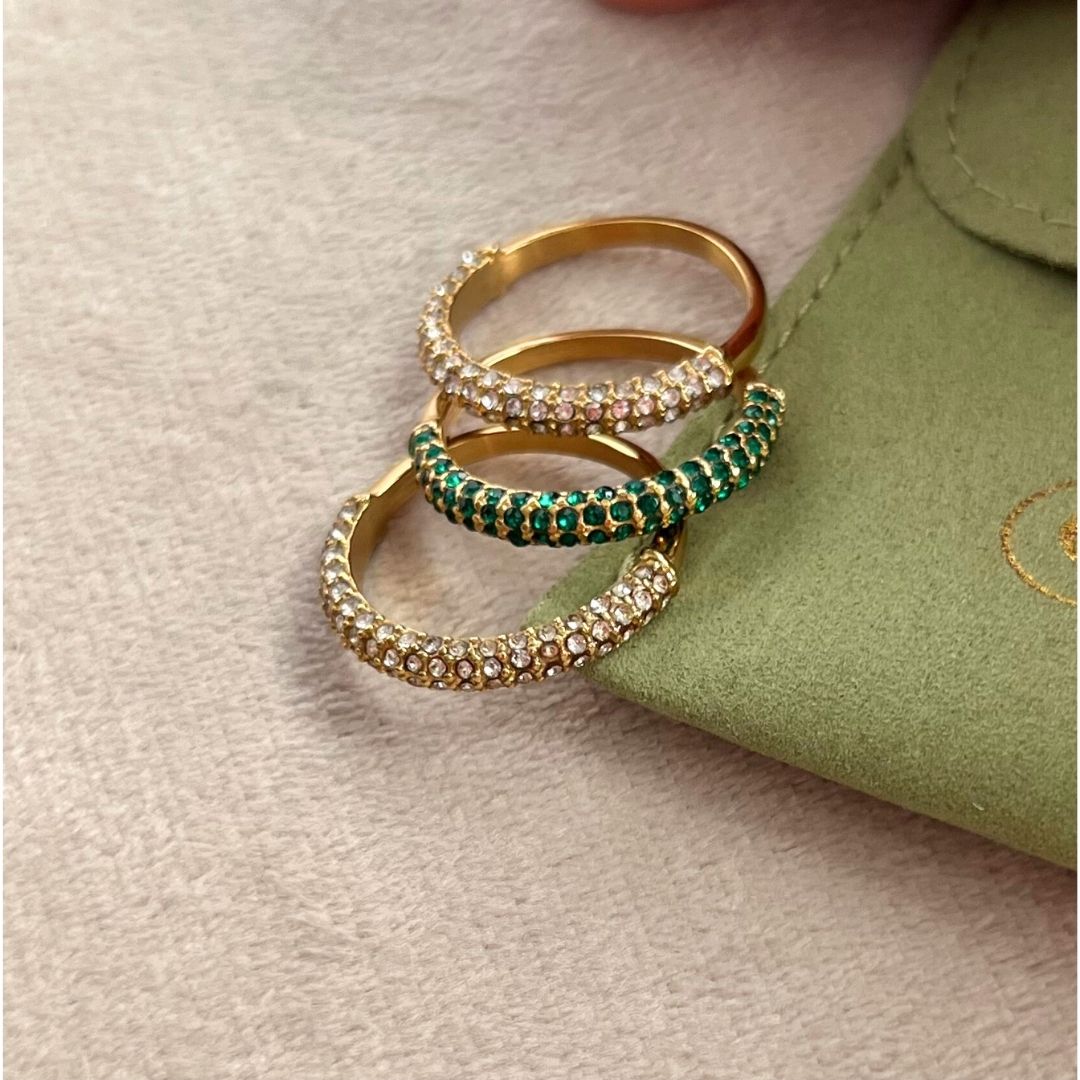 Cristaux Sablés - Bague