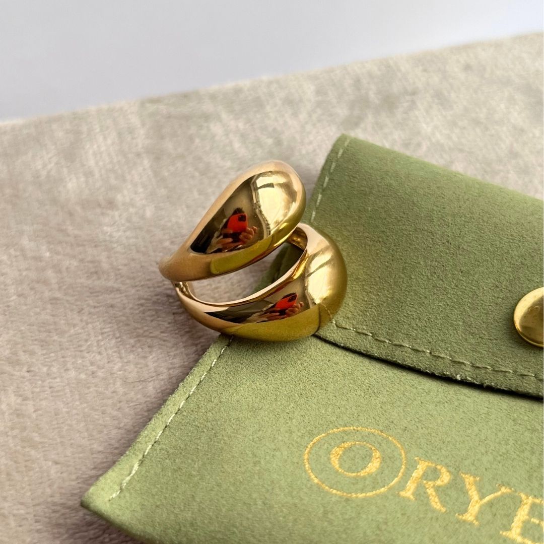 Étreinte Dorée - Bague