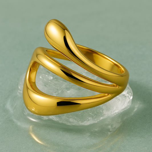 Éclipse - Bague épaisse et ajustable