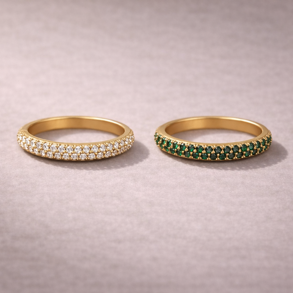 Cristaux Sablés - Bague