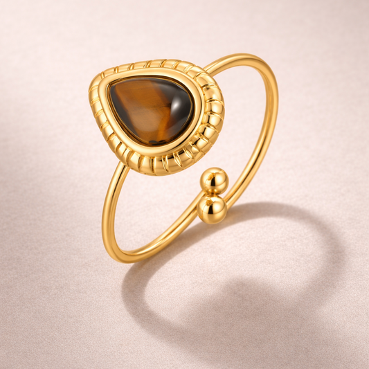 Tigra - Bague œil-de-tigre